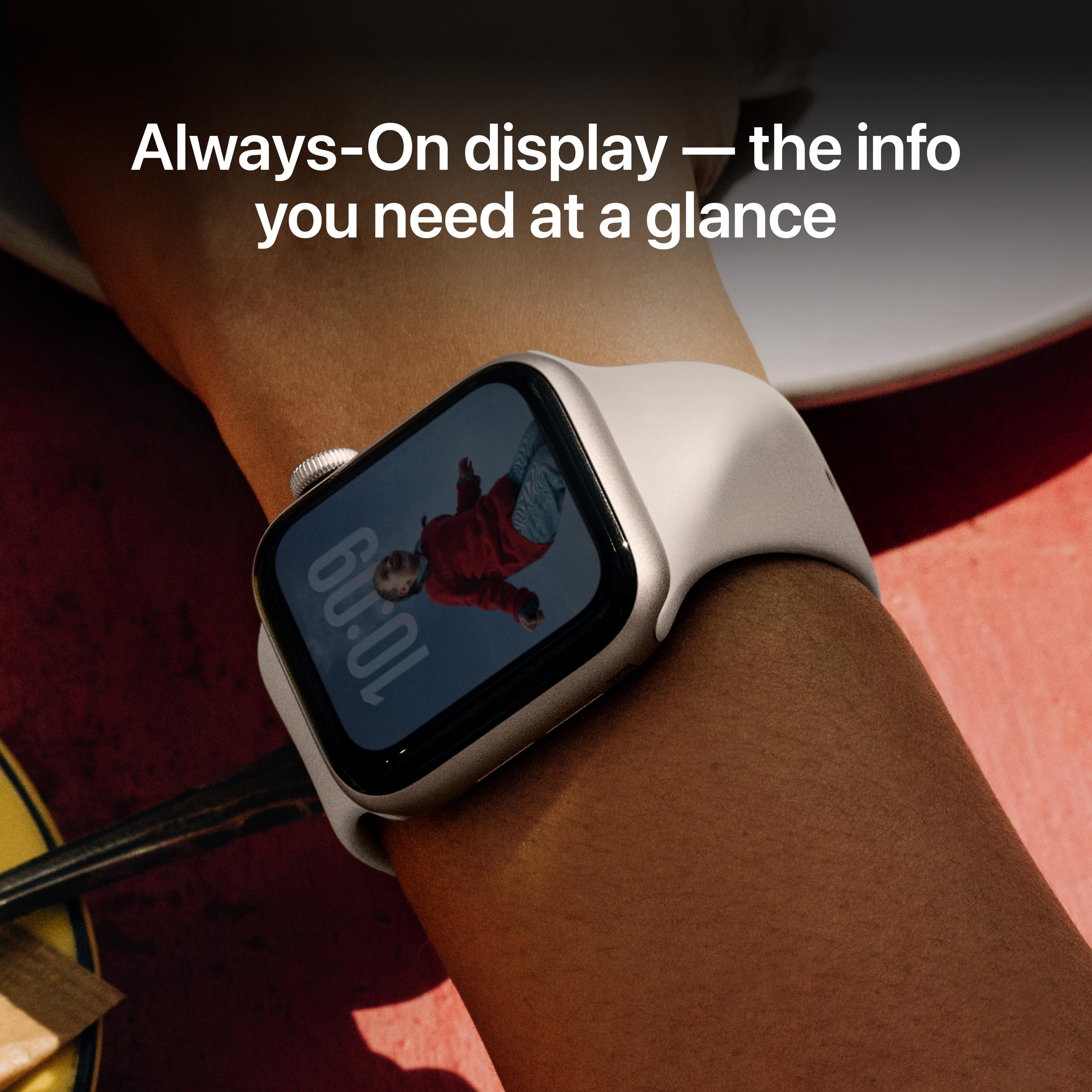 Focus ເຄສກັນຮອຍ Shield Casing 9H Harness ສຳລັບ Apple Watch SE3 44mm