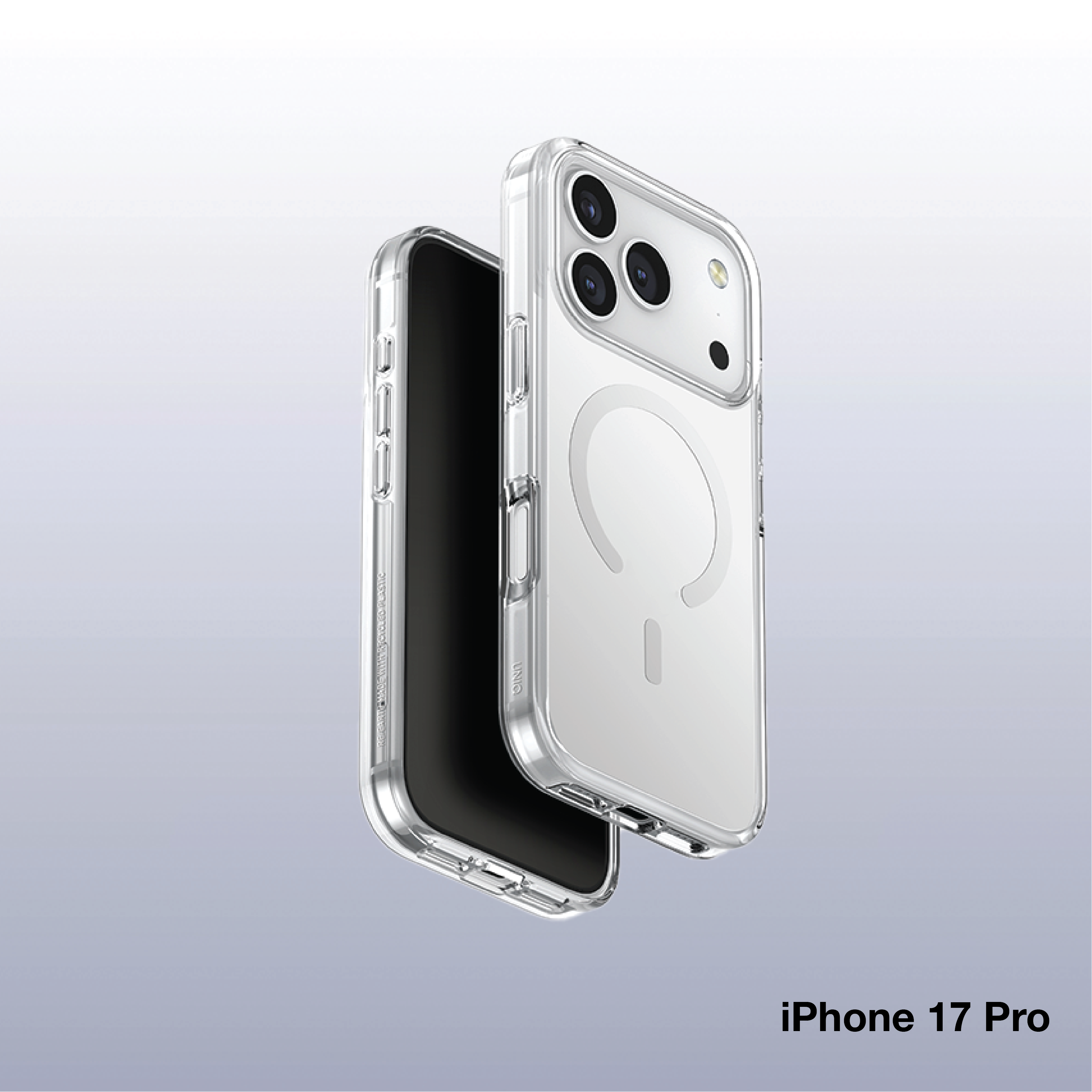 Uniq Clario Magclick Charging Case for iPhone 17 Pro Max Transparent