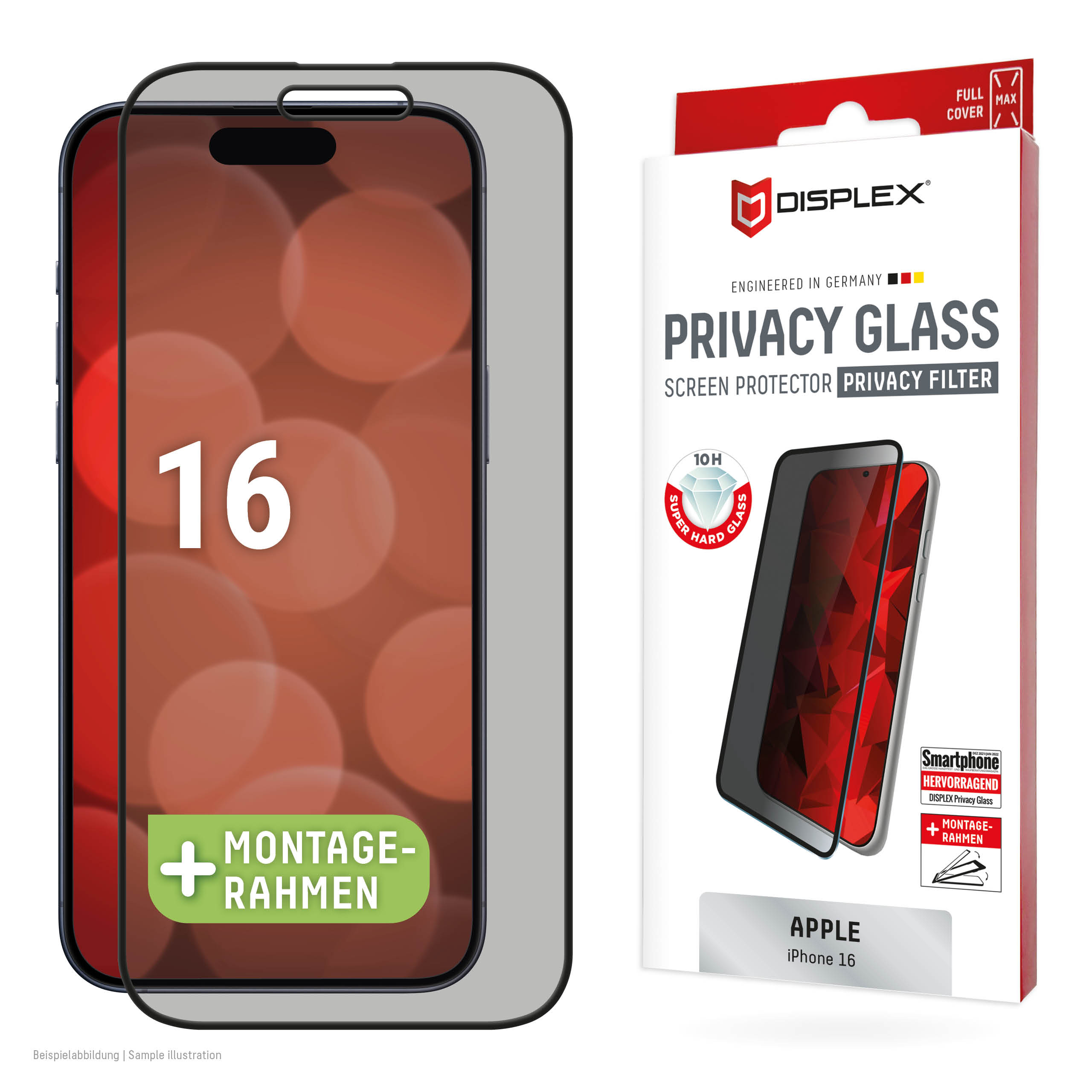 Hi-Shield 2.5 Privacy Glass ສຳລັບ iPhone 16 Plus