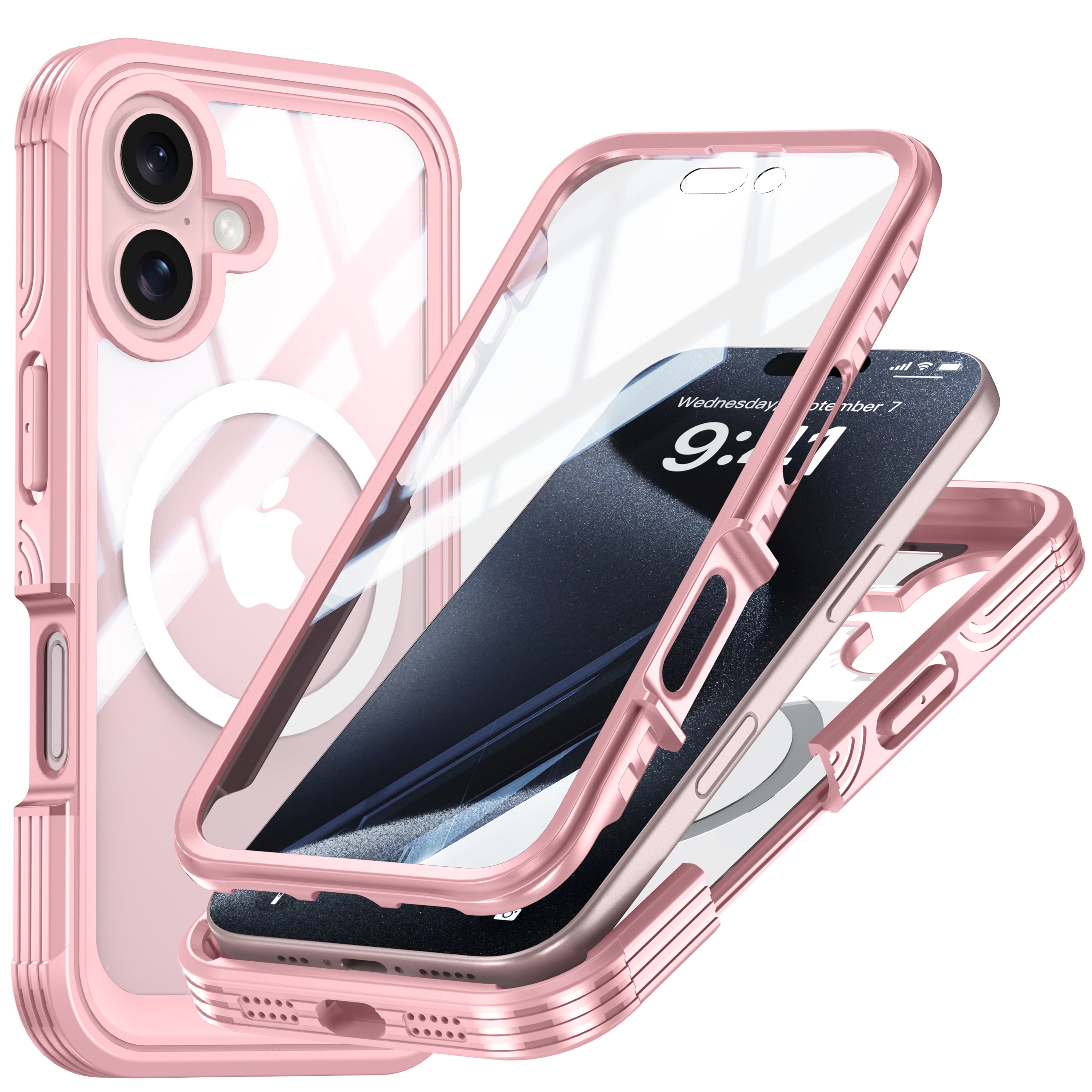 Hi-Shield Case ສຳລັບ iPhone 16 Clystal Clear