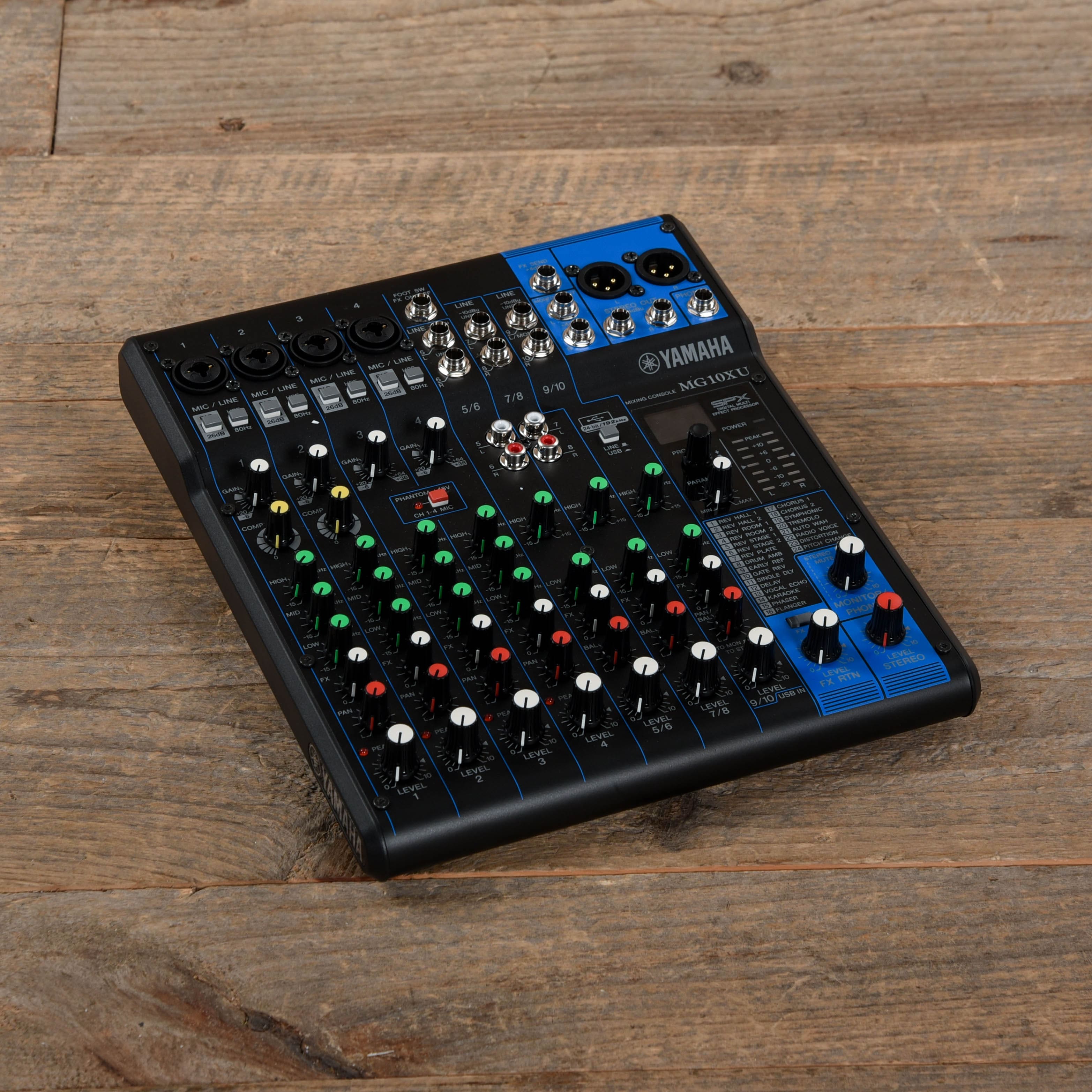 Yamaha MG10XU 10 Input Mixer With Built in Effects