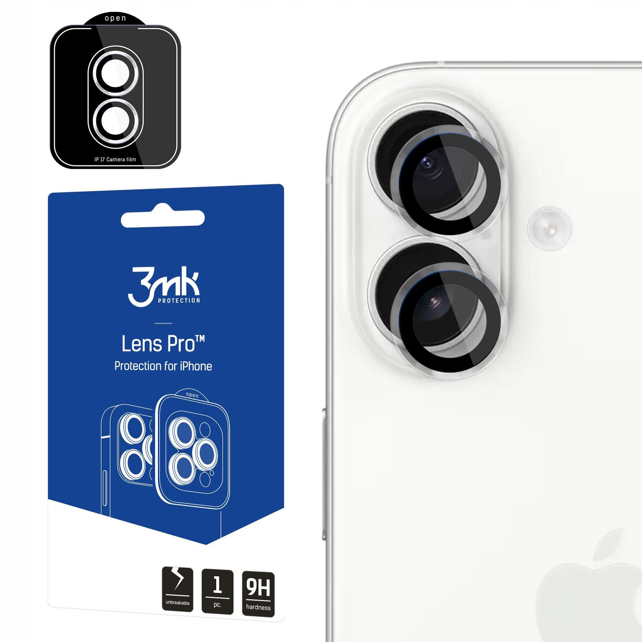Ablemen Lens Clear Glass for iPHone 17