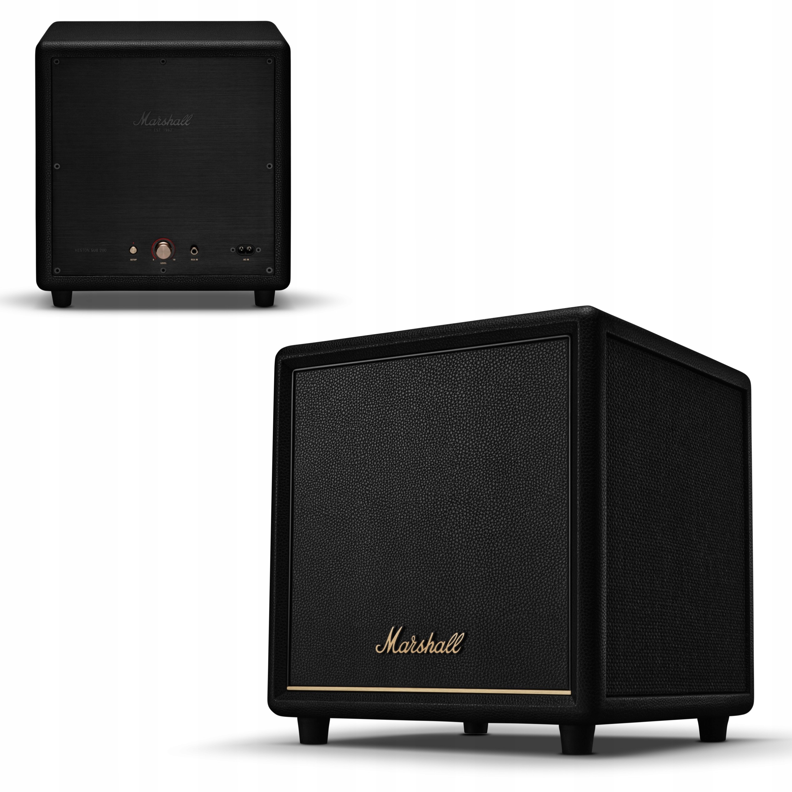 Marshall Heston Sub 200 Subwoofer with Deep Bass and Bluetooth LE Connectivity for TV / Movies / Music
