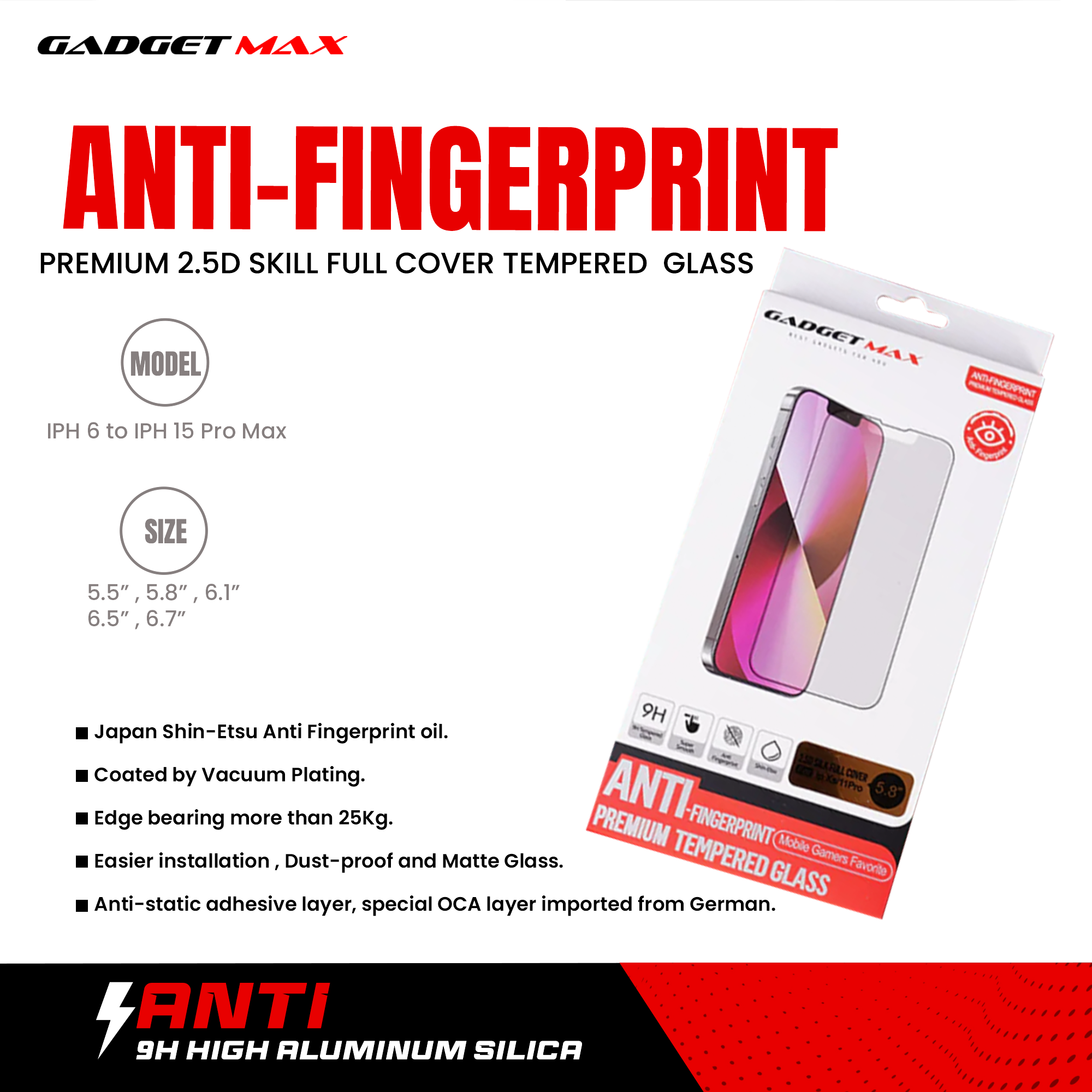 Focus FF TG Anti-Finger Print for iPhone 17 Pro