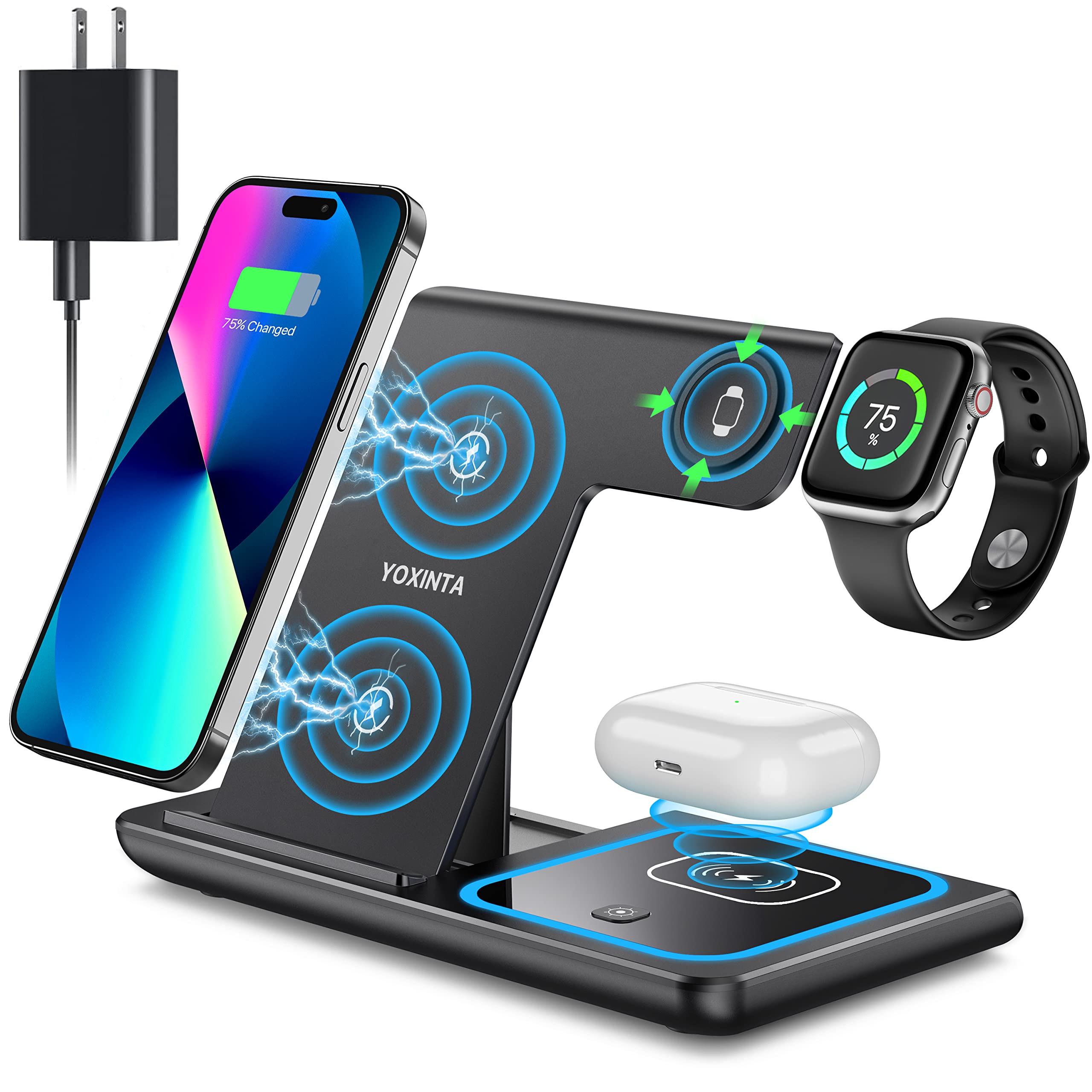 Anker 333 Wireless Charger 3-in-1 Station with 20W Charger