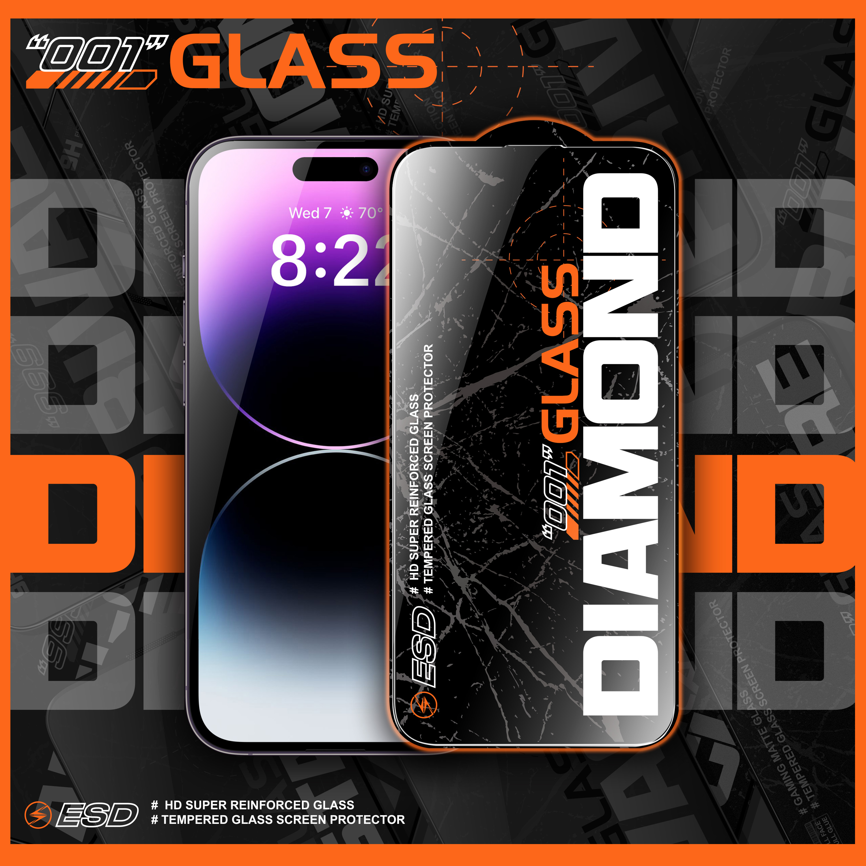 HI-SHIELD Selected 2.5D iPhone 12 Pro Max Full Coverage Tempered Glass Film