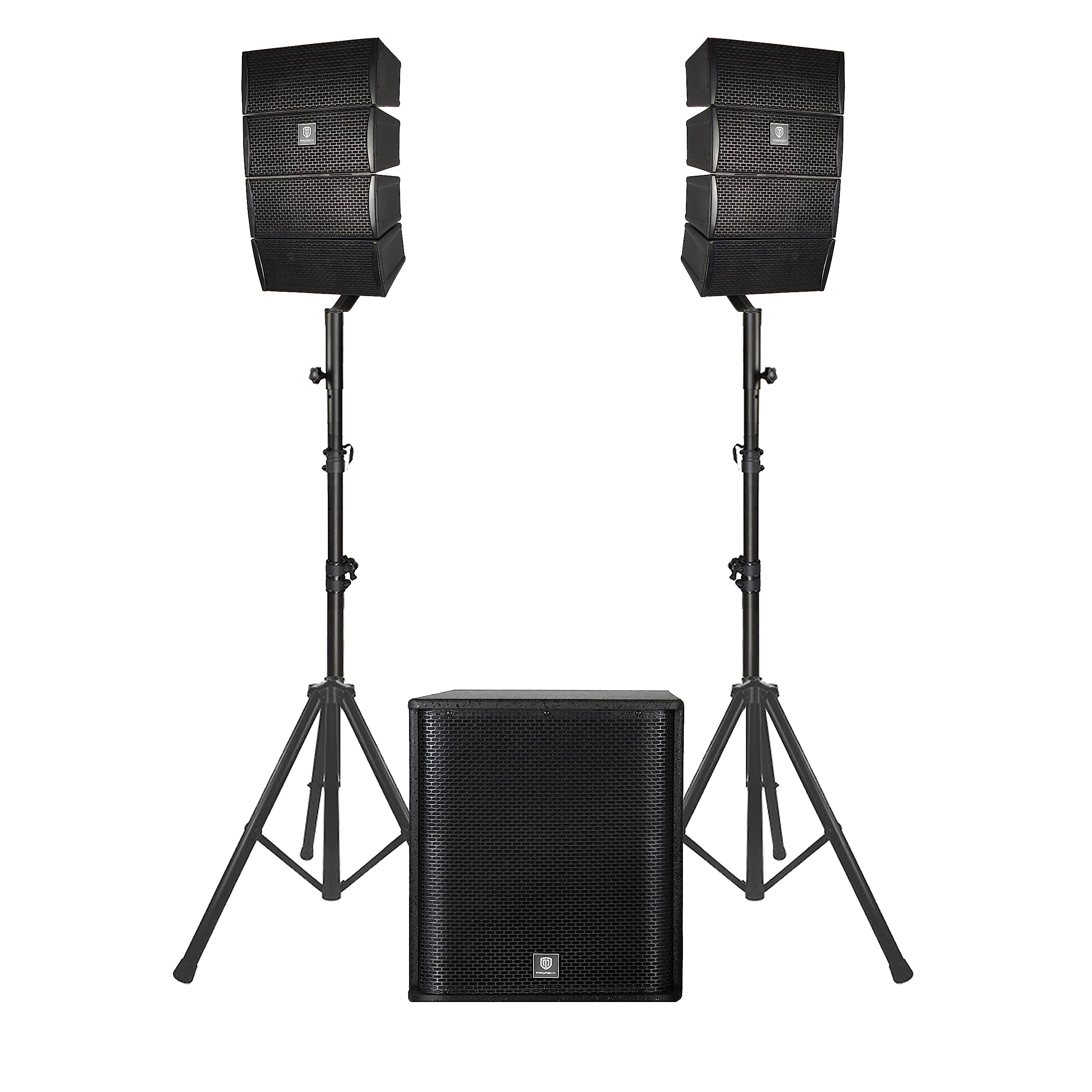 Pro Plus UZ-12 Active Column PA Speaker 3000W ຕູ້ຊັບວູບເຟີໄມ້ 12 ນິ້ນ ໄດຣເວີ້ 2.5 ນິ້ວຈຳນວນ 8 ດອກ
