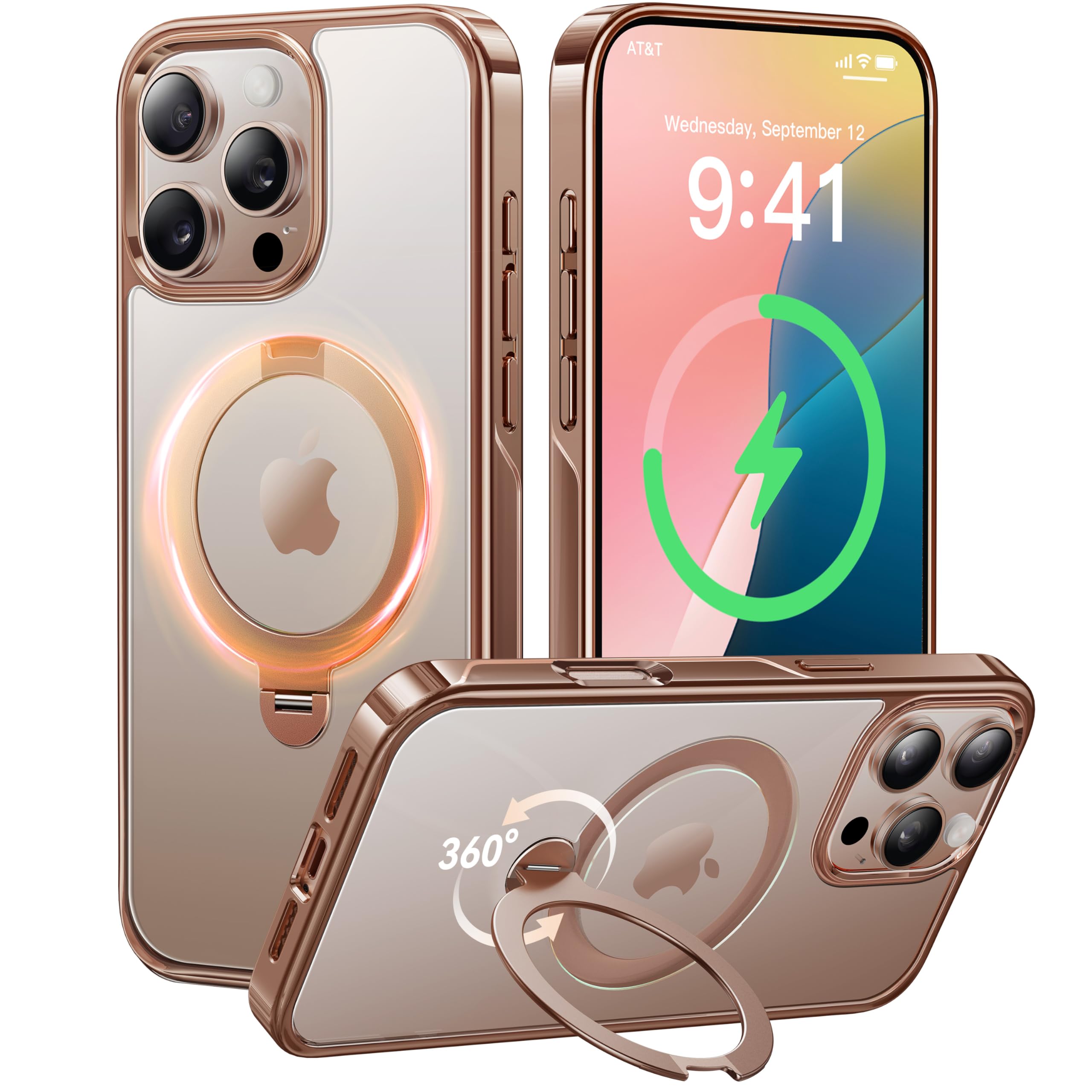 Hi-Shield 3D Matte Aluminum Lens ສຳລັບ iPhone 16 Pro Max Desert