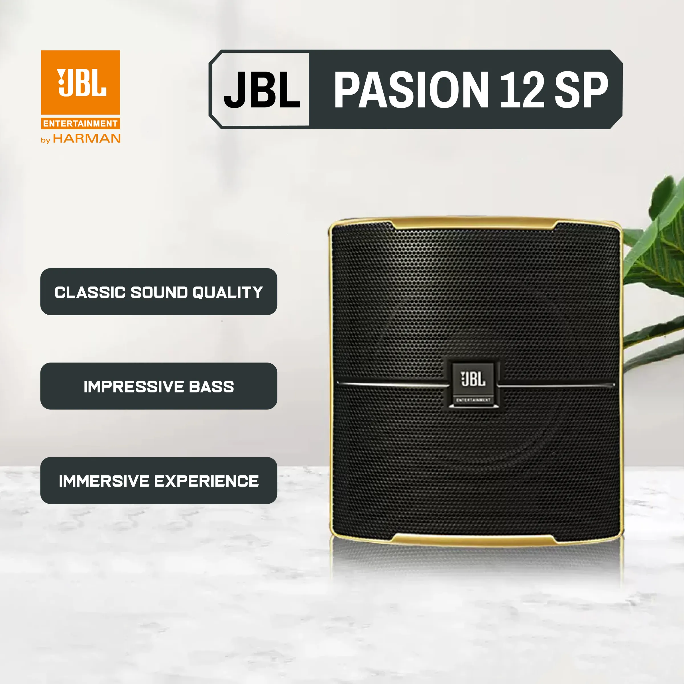 JBL PASION 12-PAK Passive 12-inch Full-Range Karaoke Loudspeaker