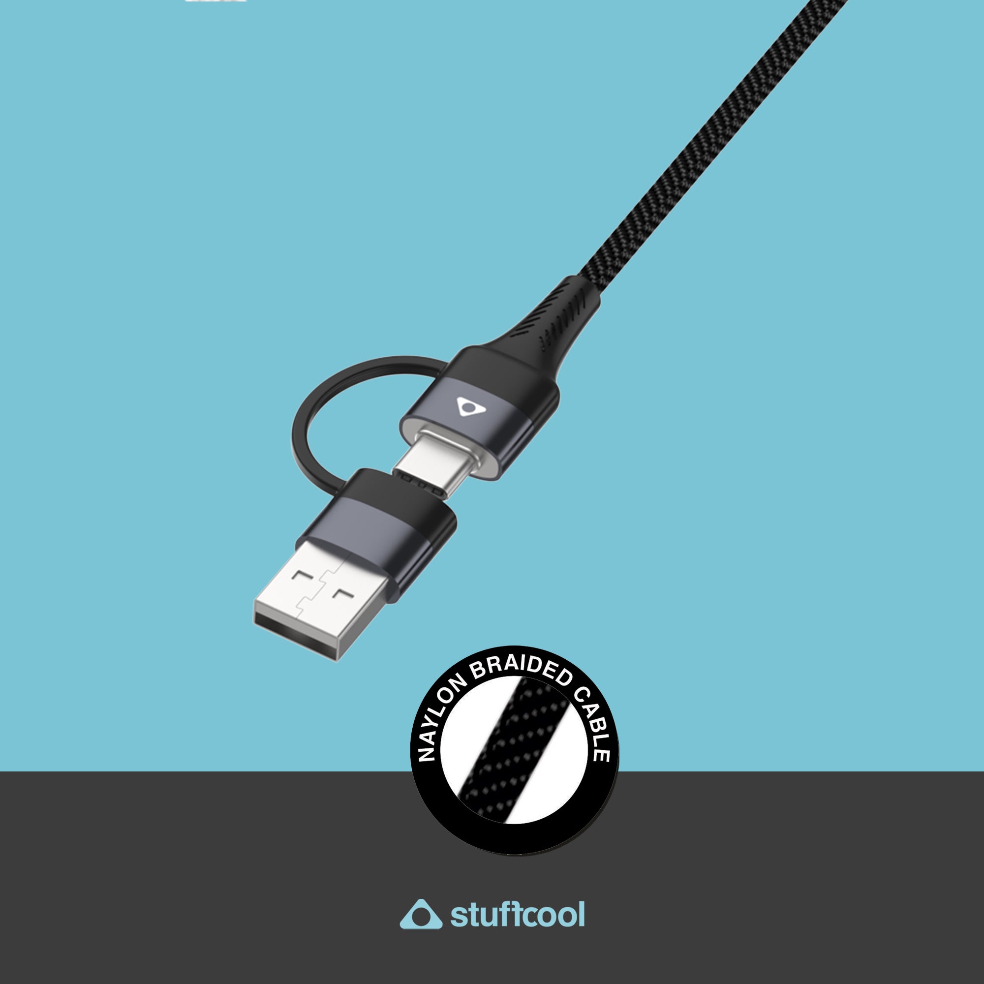 WHY Libra Type C & Lightning to Aux 1M AD-104D