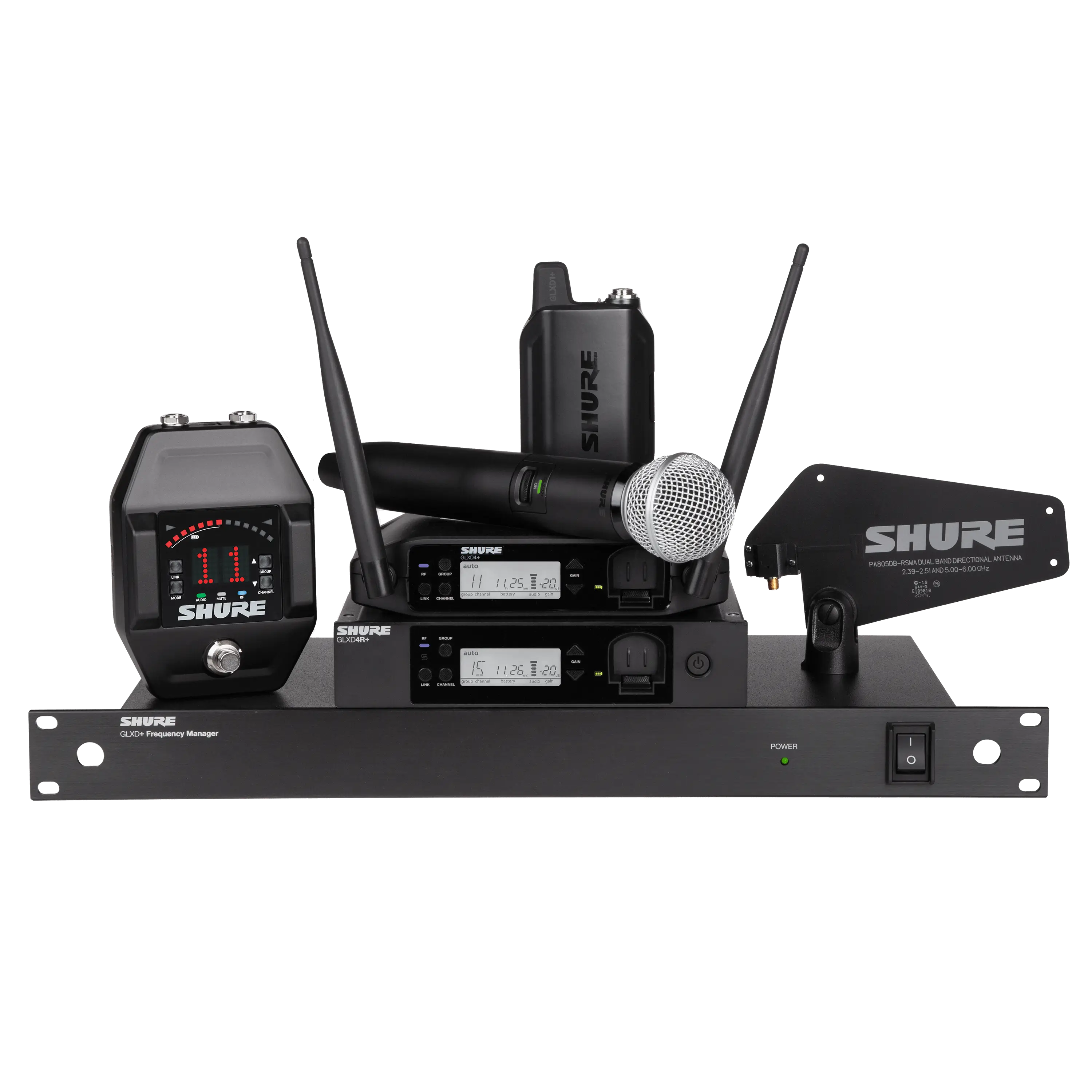 SHURE GLX-D 24RA/SM58-Z2 Advanced Digital Wireless System