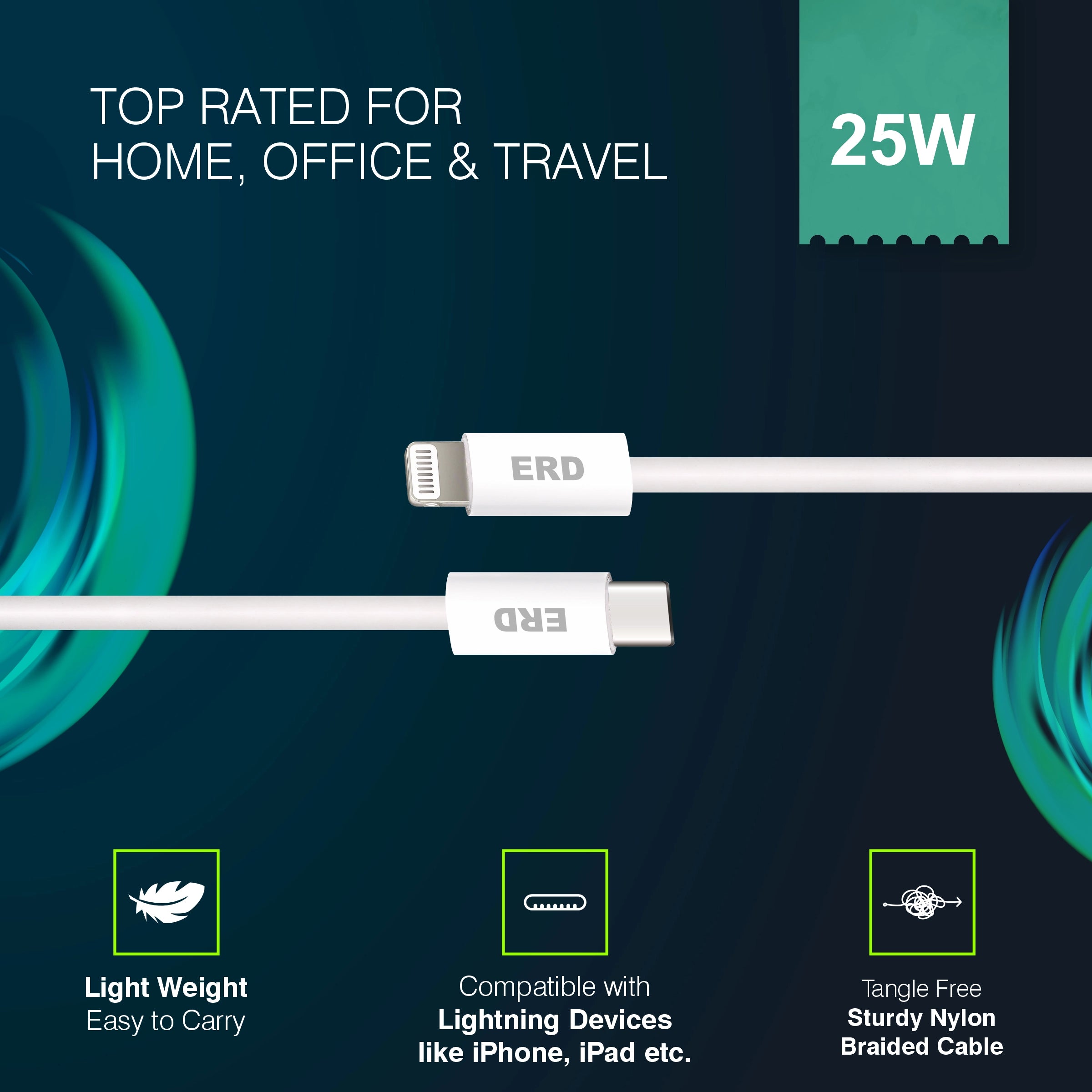 Why KAPPA 30W Cable 3A output Type C to Lightning UC-2221I