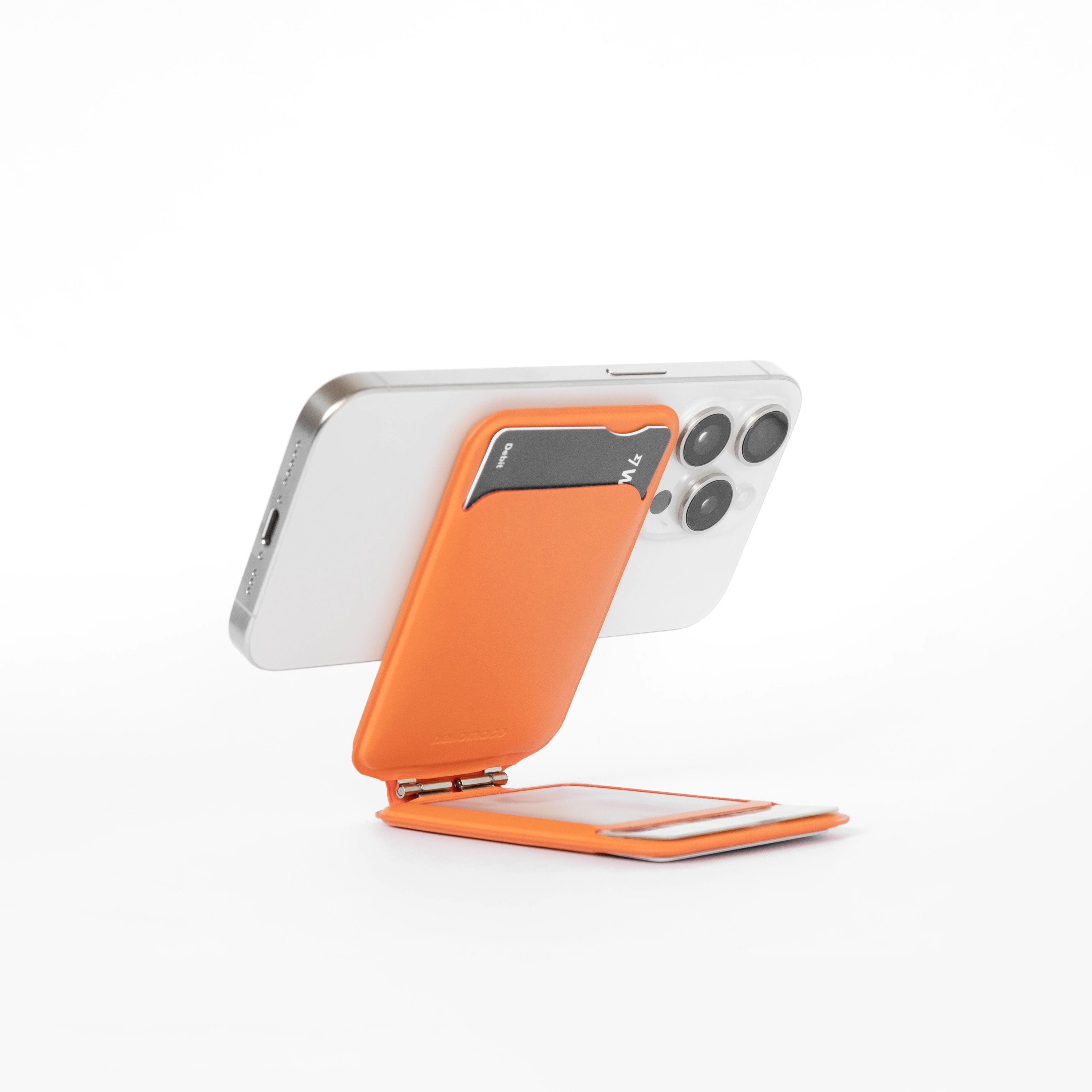 Hi-Shield MagSafe Wallet/Phone Stand & Brown
