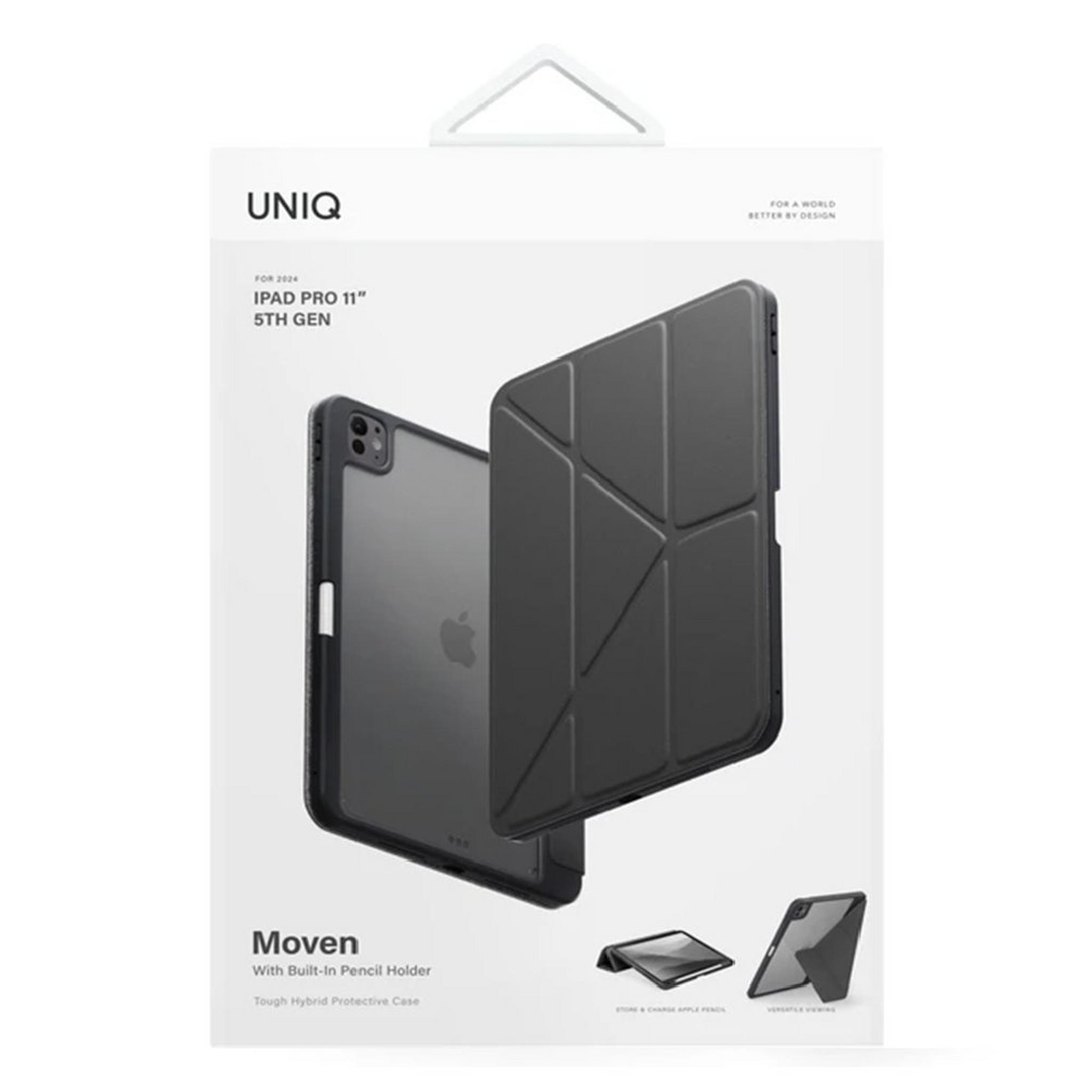 ເຄສ Uniq iPad Pro 11-inch M4-M5 Moven Charcoal