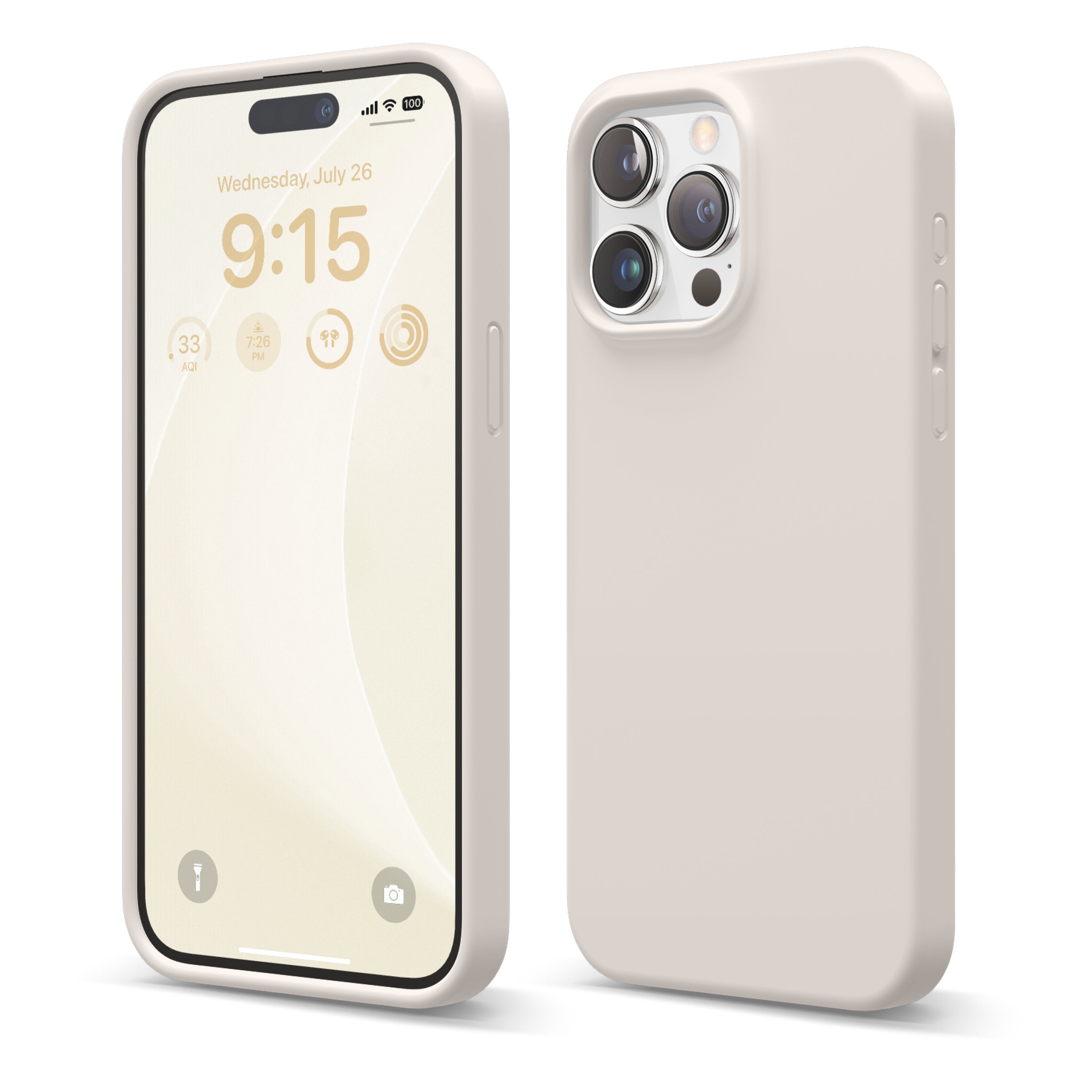 Hi-Shield One Piece Lens ສຳລັບ iPhone 15 Pro Max Natural