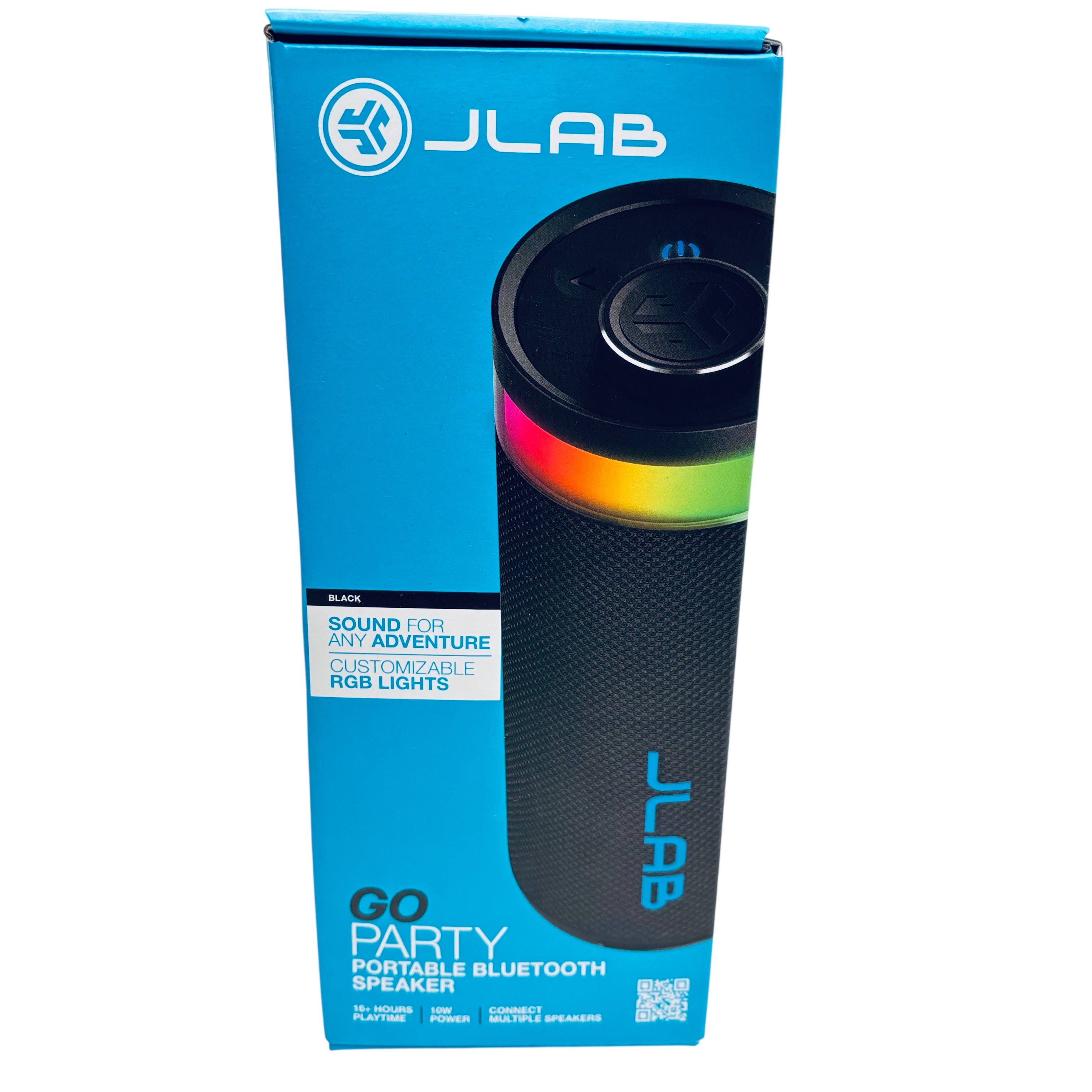 JLab GO Party Speaker Bluetooth Speaker with RGB Lighting