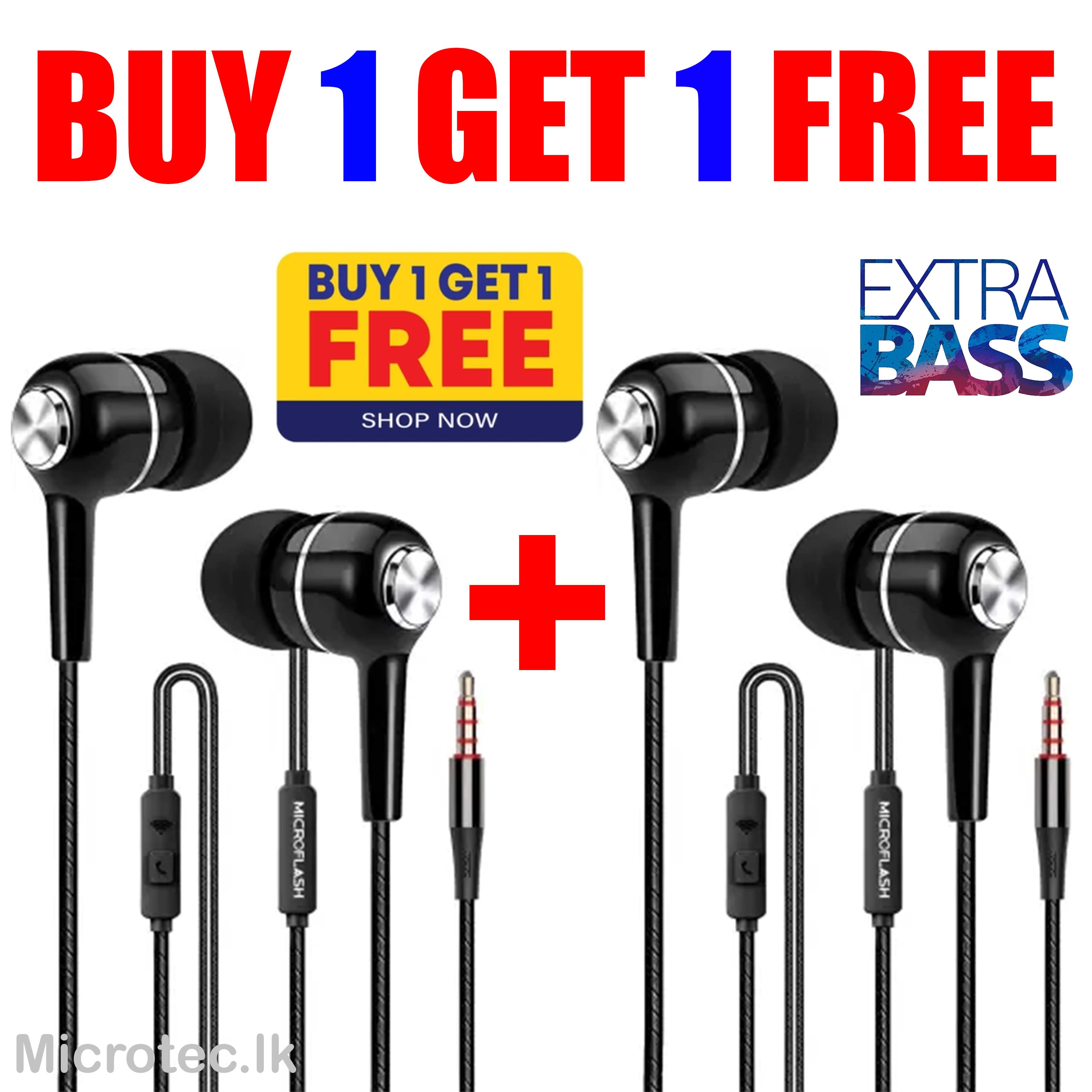 Why BONGO Earpods Lightning Super bass earphone with mic EP 1061