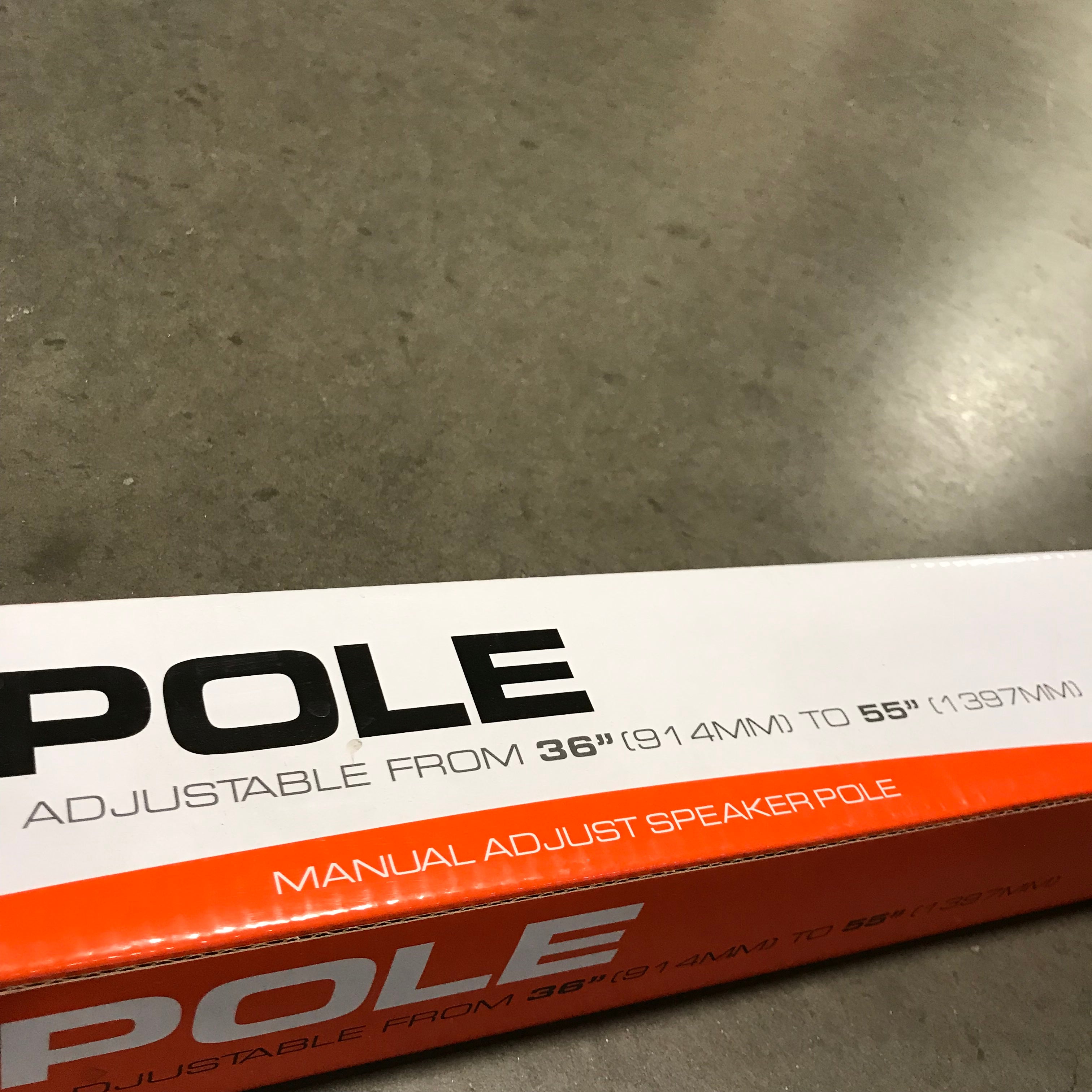 JBL Pole-MA Adjustable Speaker Pole with M20 Thread