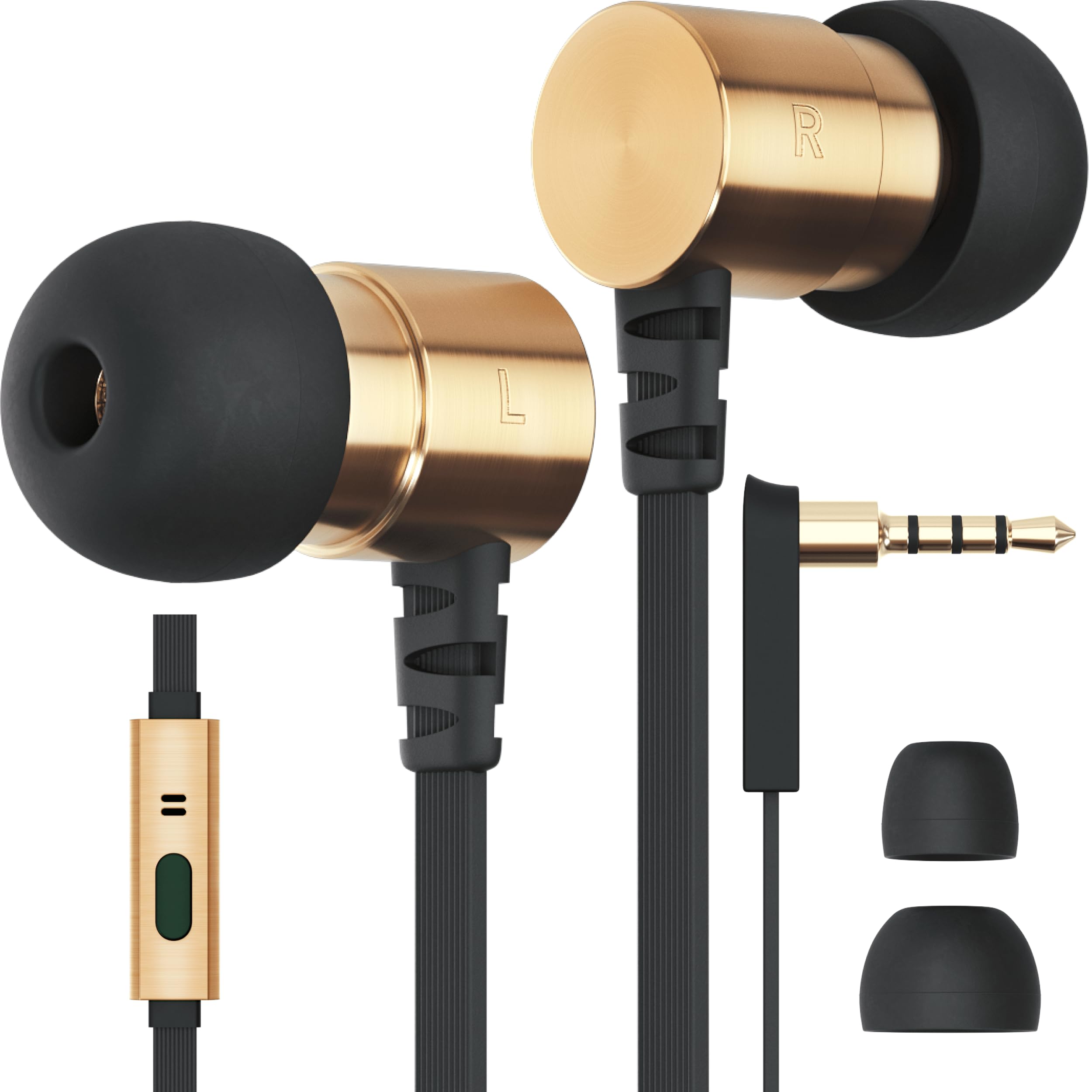 Marshall Mode USB-C In-ear Wired Earbuds with Built-in Microphone Customizable Fit Tangle-resistant Cord and Dynamic Drivers