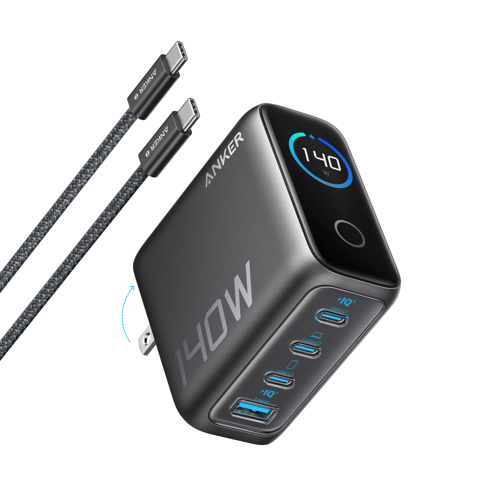 ANKER PowerPort I PD with 1 PD and 4 PIQ